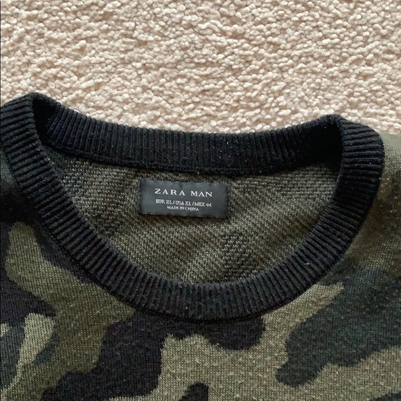 Zara man camo sweater - Picture 2 of 2